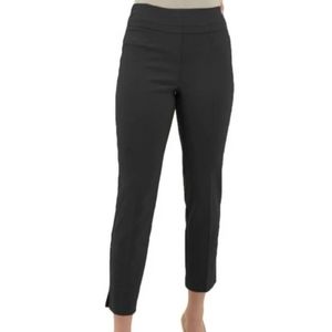 RENUAR R1542 CIGARETTE  ANKLE PANTS -black